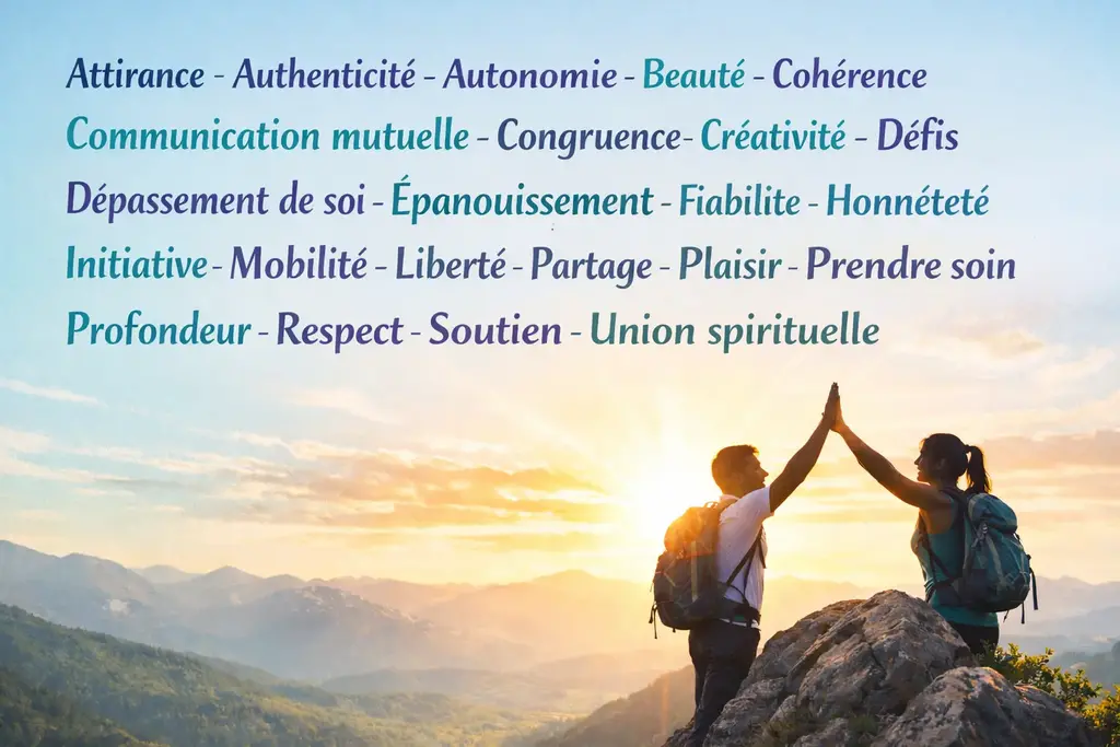 Découvrir ses valeurs est la base pour les respecter et renforcer sciemment son estime de soi et sa confiance en soi