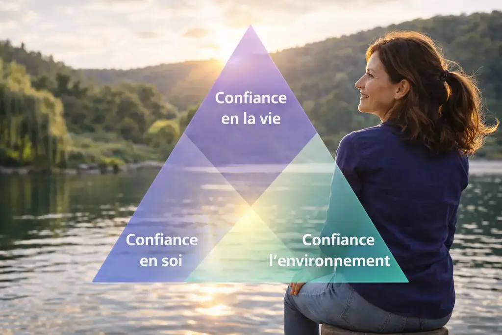 Restaurer les dimensions d'évolution de l'être en remettant les trois confiance dans le bon ordre.