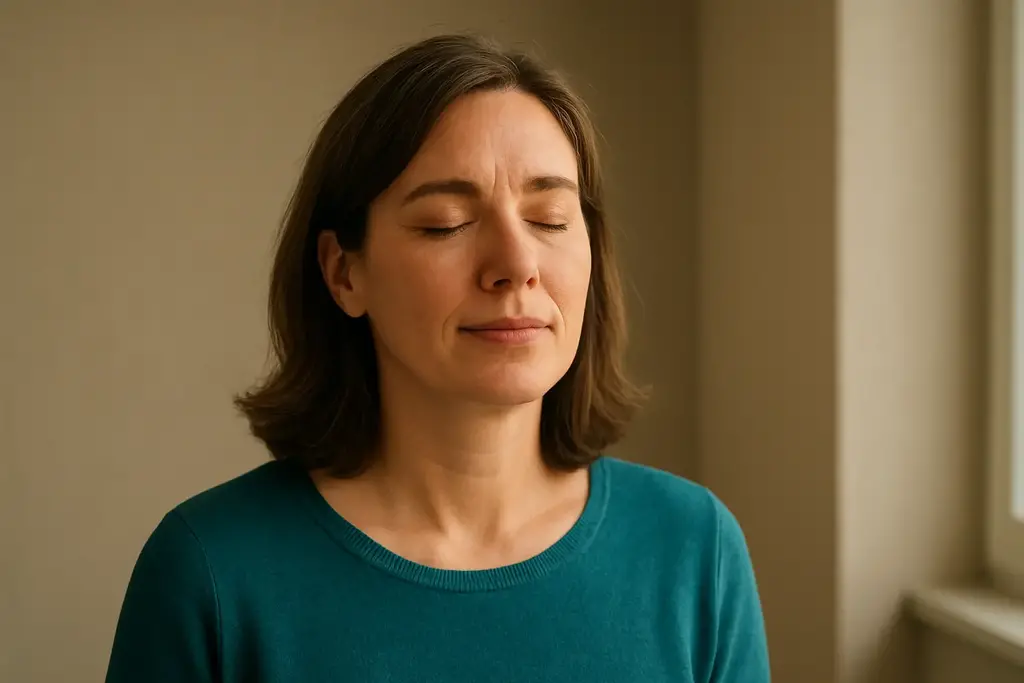 Femme a l'esprit calme