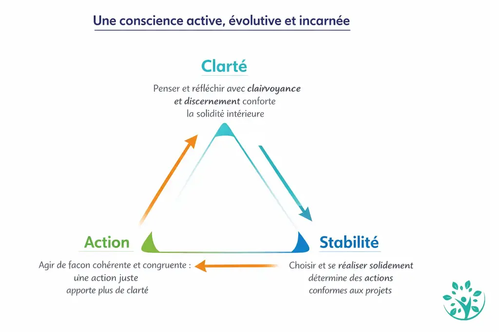 l'évolution professionnelle réussie dépend d'une conscience active